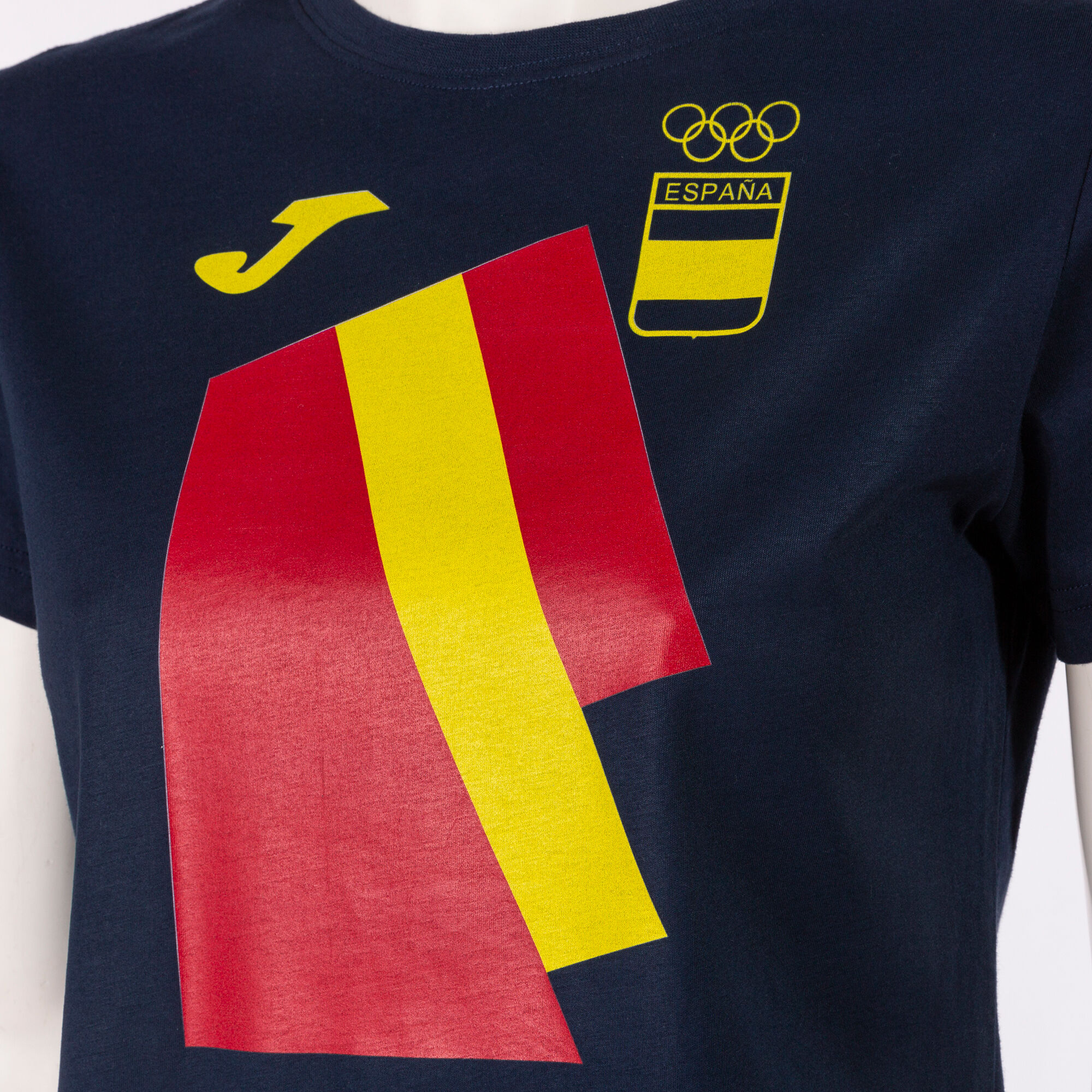 Kurzarmshirt spaziergang Spanisches Olympisches Komitee frau