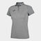 Polo shirt short-sleeve woman Hobby melange gray