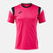 Camiseta manga corta hombre Terra fucsia negro