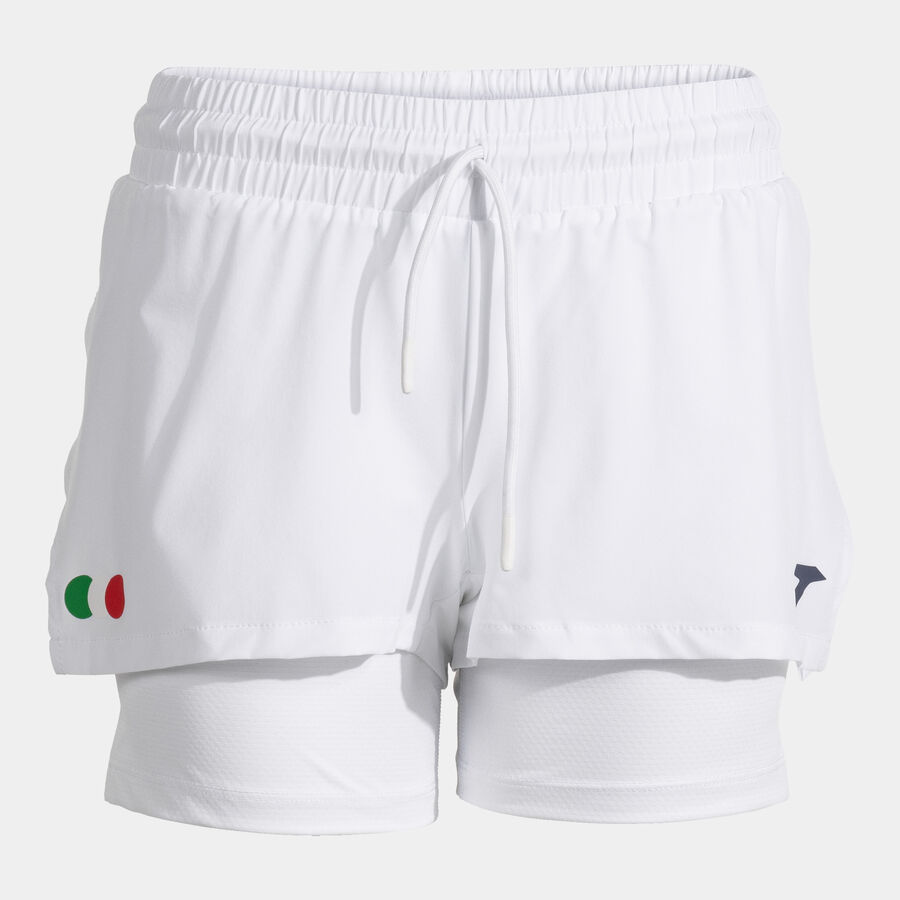 SHORT MUJER COMP. OFI. FED. ITALIA TENIS Y PADEL