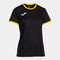 Maglia a manica corta donna COMBI PREMIUM nero giallo