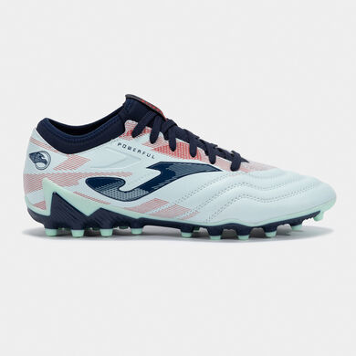 Football boots Powerful 25 artificial grass blue navy blue