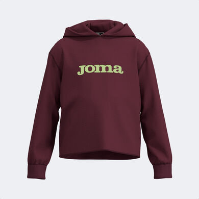 Sweat à capuche junior New Metaverse bordeaux