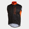 Gilet unisex Crono nero arancione