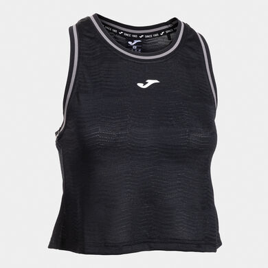 Koszulka na ramiączkach kobiety Smash czarny