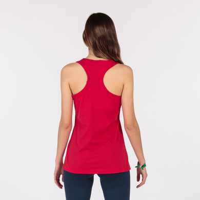 Tricou cu bretele damă Oasis roșu
