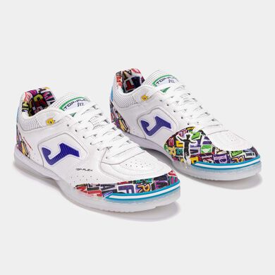 Futsal shoes Top Flex 25 Luc&atilde;o indoor white