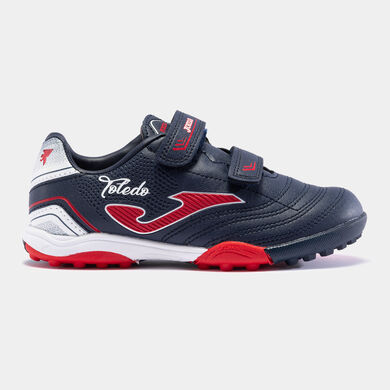 Buty piłkarskie Toledo 22 syntetyczna nawierzchnia turf junior granatowy