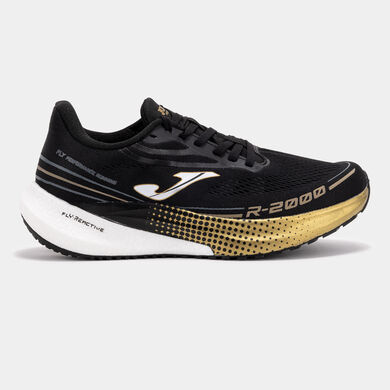 Zapatillas running R.2000 25 unisex negro oro