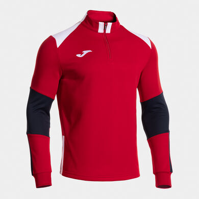 Sweatshirt man Danubio red white
