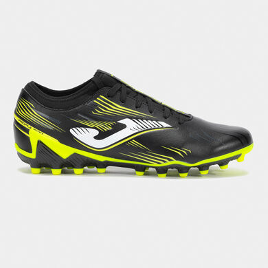 Fußballschuhe Propulsion 25 kunstrasen (AG) schwarz neongelb