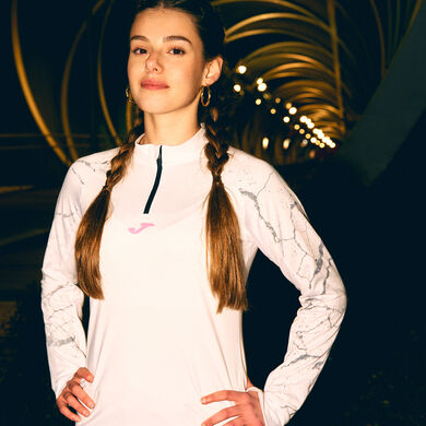 Sudadera mujer R-City Helium blanco negro