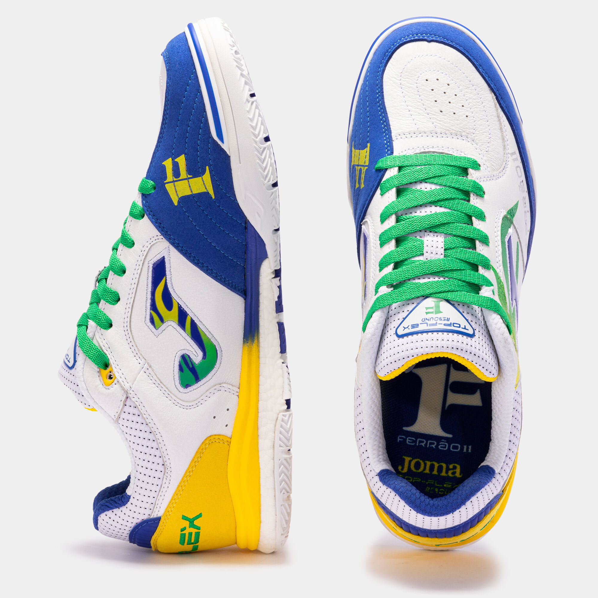 Joma top flex blancas y doradas deals