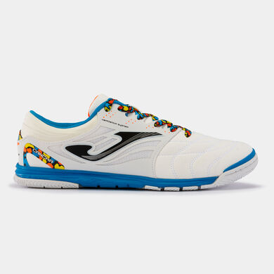 Pantofi sport fotbal în sală Cancha 22 indoor alb albastru