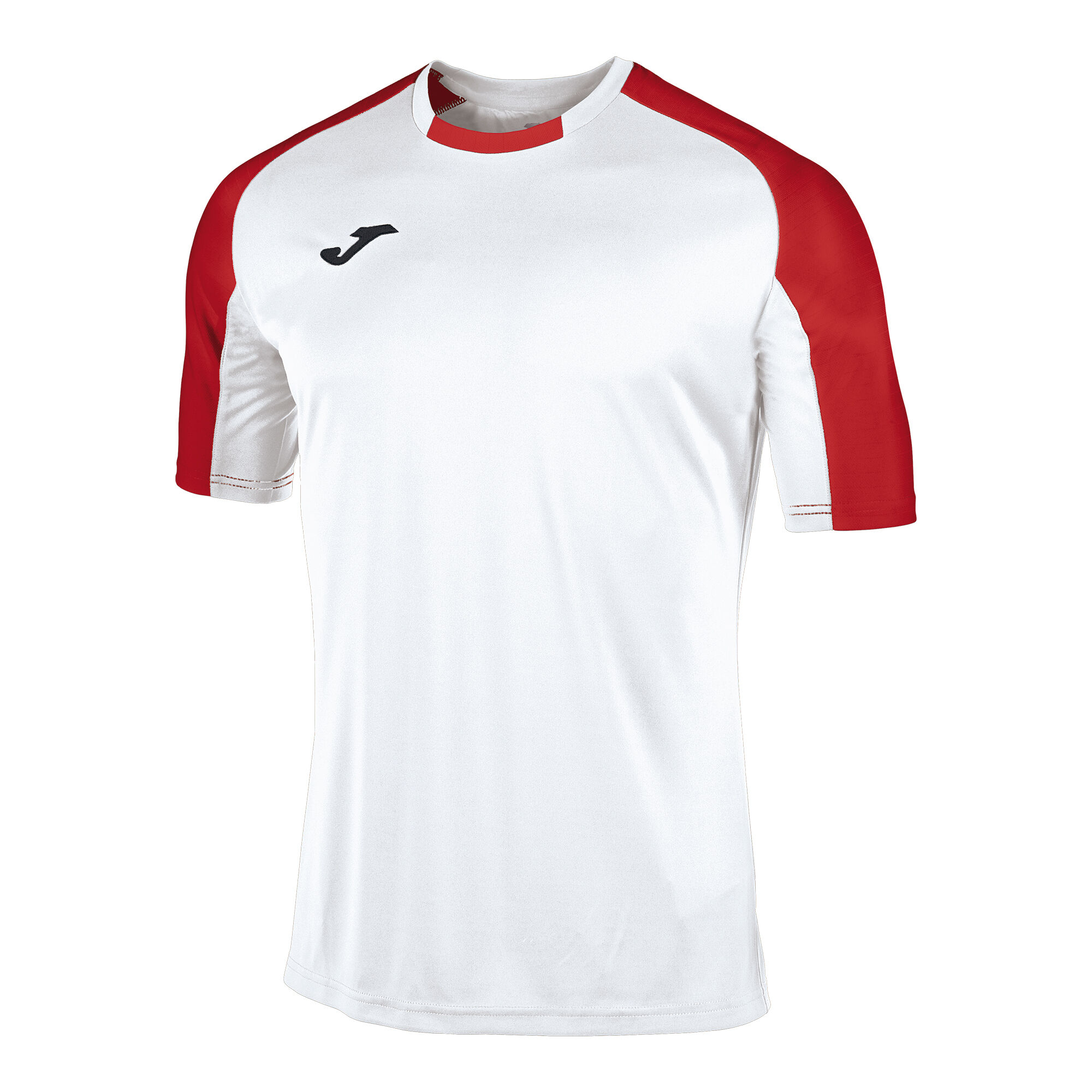 MAILLOT MANCHES COURTES HOMME ESSENTIAL BLANC ROUGE