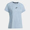 Kurzarmshirt frau Challenge blau
