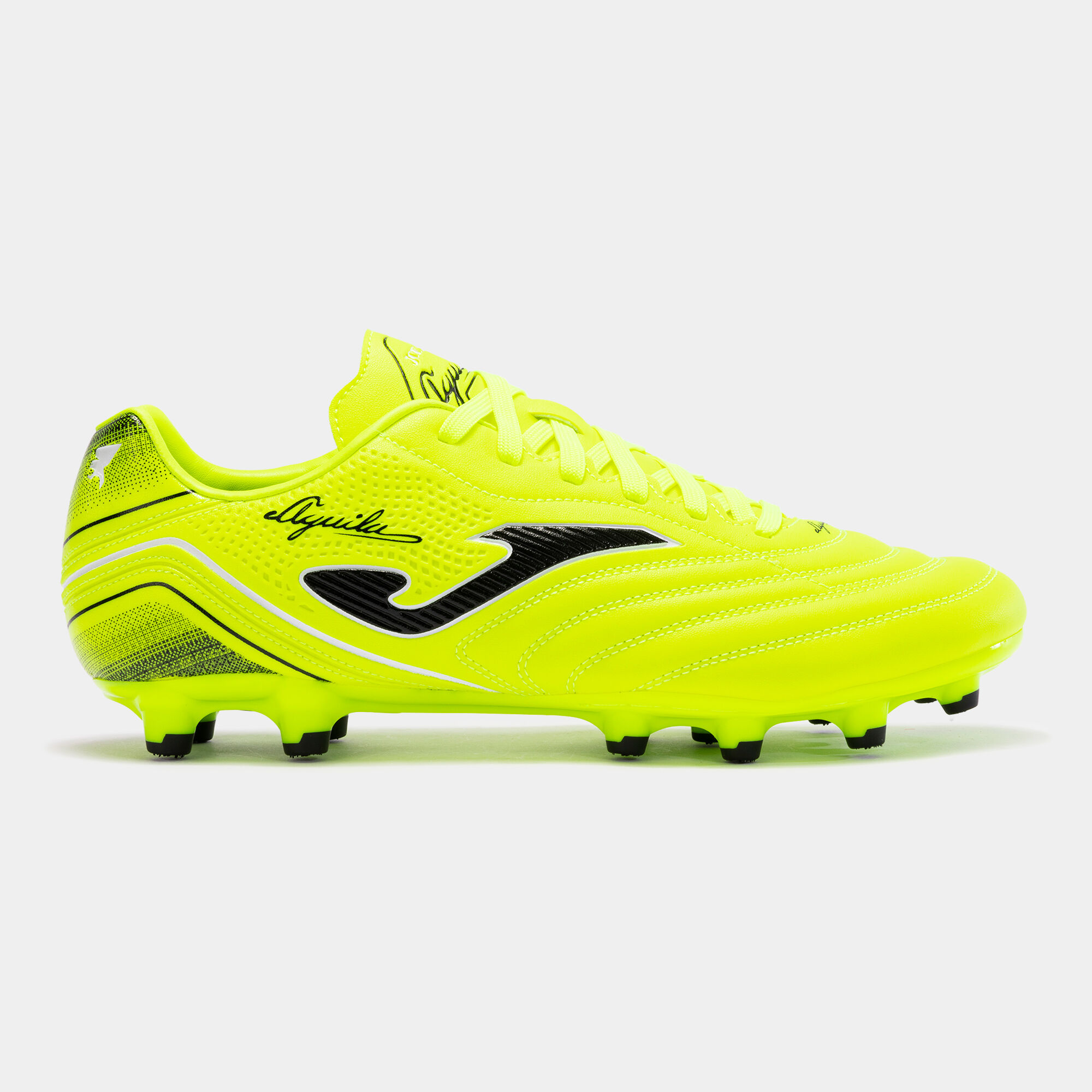Football boots Aguila 23 firm ground FG fluorescent yellow