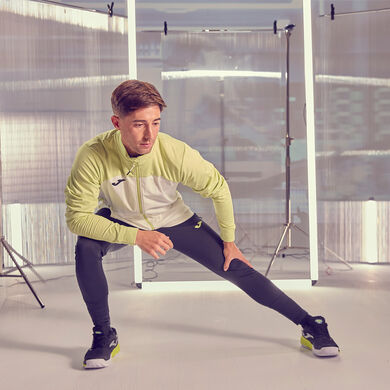 Longs pants man Challenge black lime