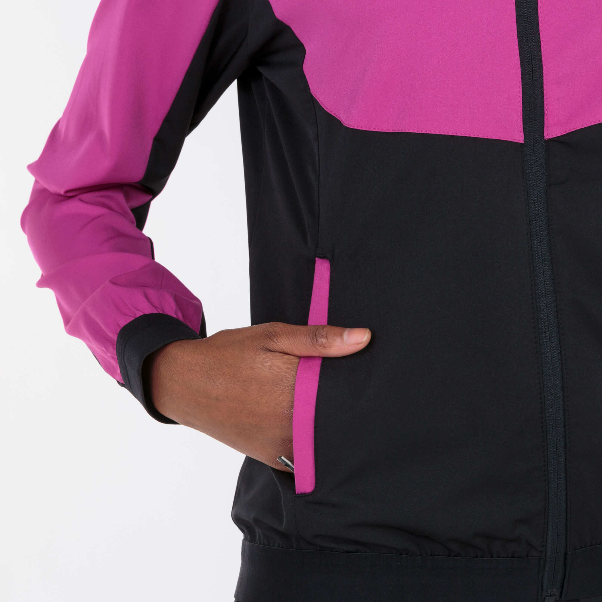 TUTA DONNA ESSENTIAL NERO ROSA | JOMA®