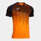 Maglia a manica corta uomo Tiger VI arancione nero