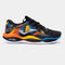 Scarpe Smash Men 25 argilla uomo nero rosso arancione