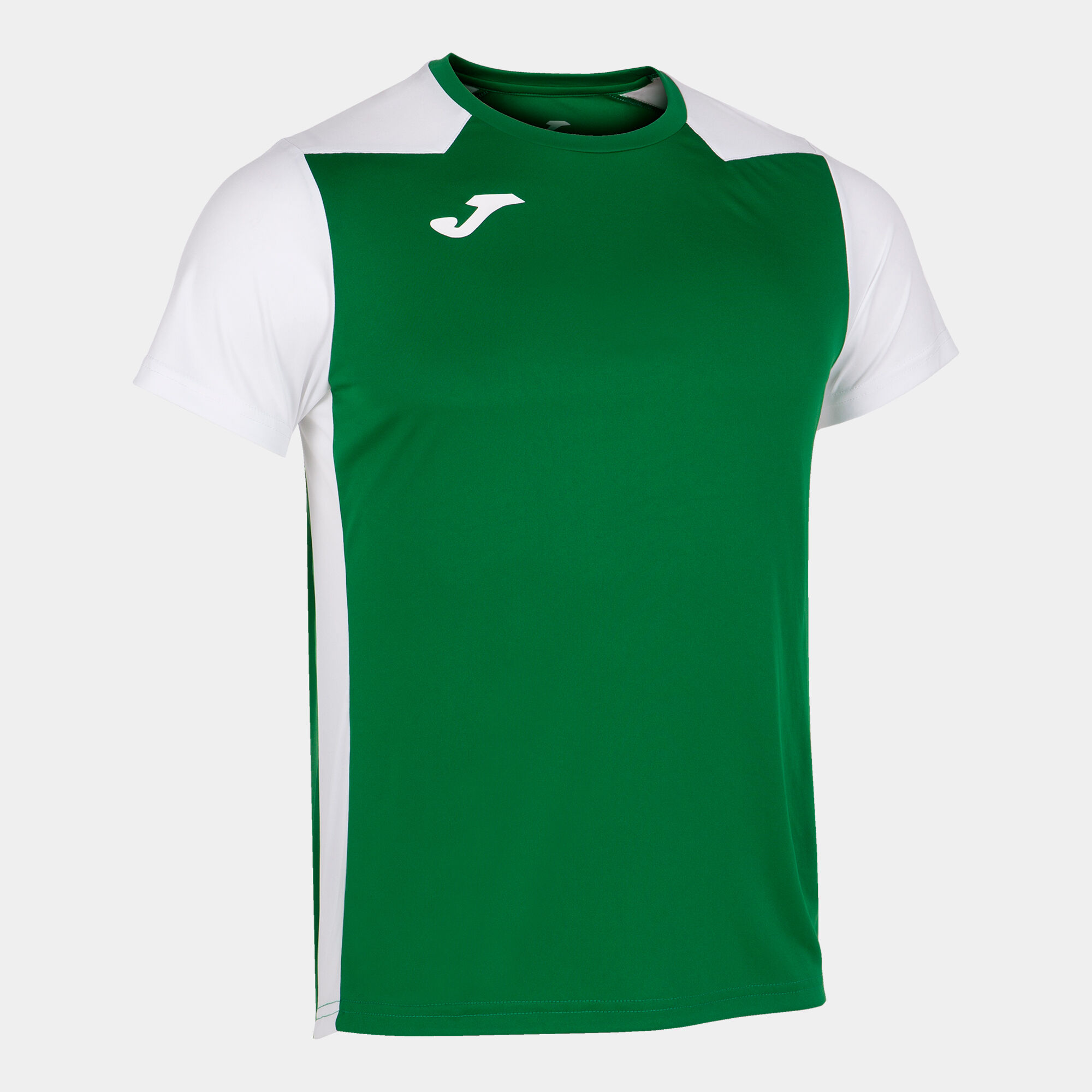 MAILLOT MANCHES COURTES HOMME RECORD II VERT BLANC