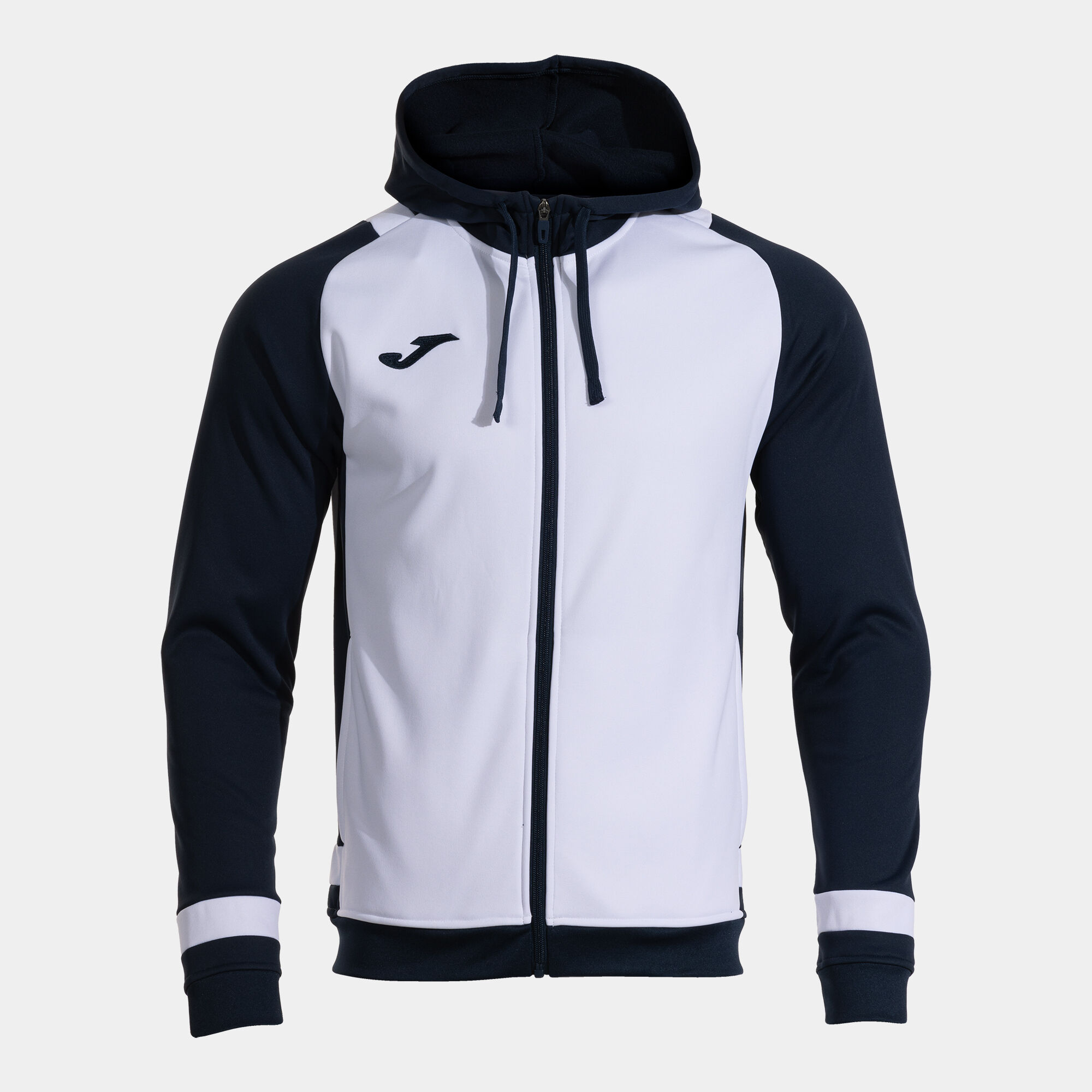 Hooded jacket man Lider white dark navy | JOMA®