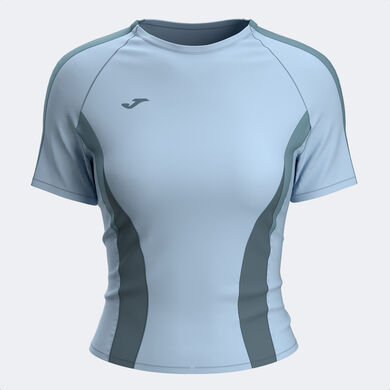 Maillot manches courtes femme Challenge bleu