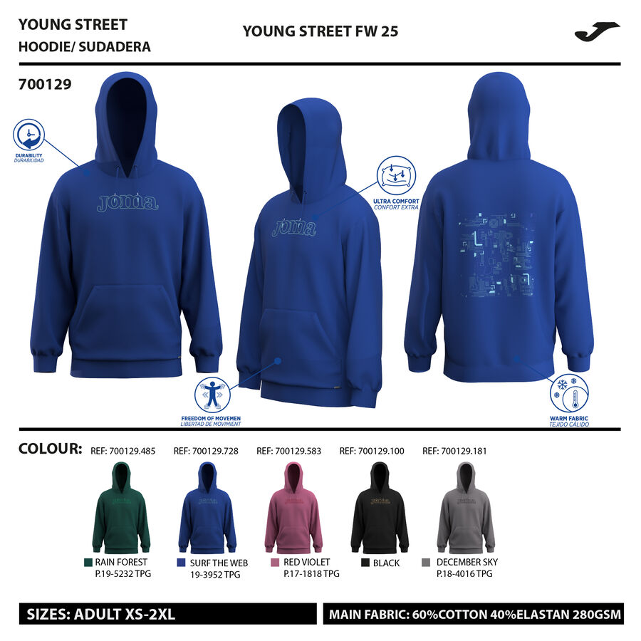SUDADERA CON CAPUCHA U-TRIBE