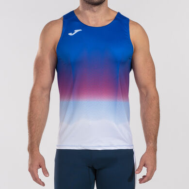 Tricou cu bretele bărbaȚi Elite VII albastru regal alb roșu