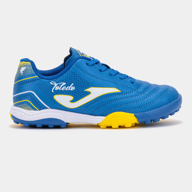 Botas f&uacute;tbol Toledo Jr 26 moqueta - turf junior royal