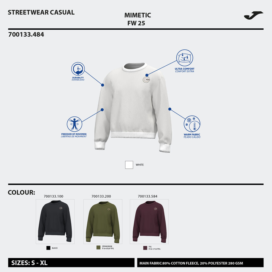 SUDADERA MIMETIC