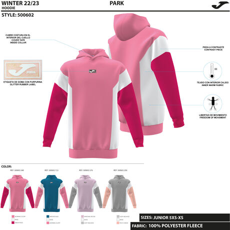SUDADERA CON CAPUCHA PARK
