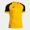 Camiseta manga corta hombre Performance Handball amarillo negro