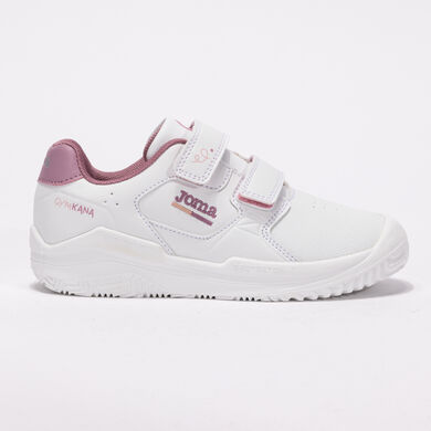 Zapatillas casual Ginkana Jr 25 junior blanco rosa
