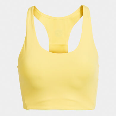 Tank-top woman Indoor gym yellow
