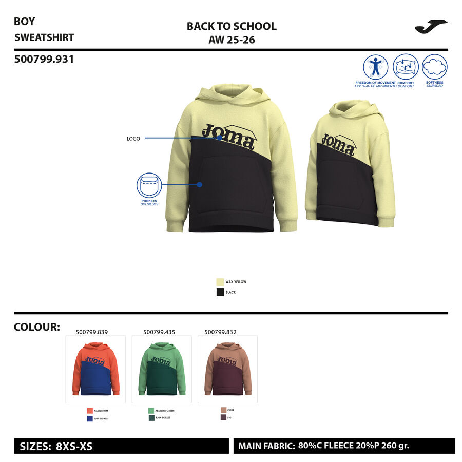 SUDADERA CON CAPUCHA PARK