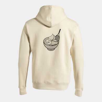 Felpa con cappuccio uomo Challenge beige