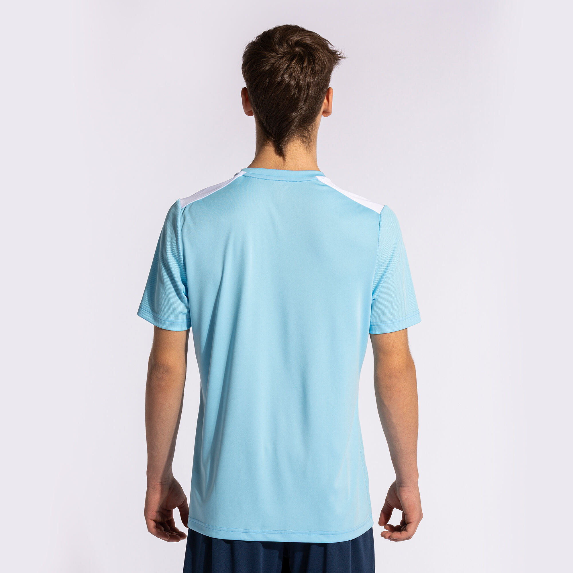 Chip étnico De hecho Shirt short sleeve man Championship VII sky blue white | JOMA®