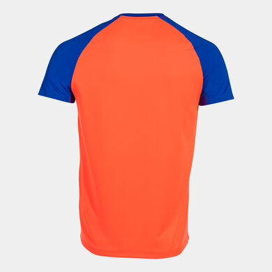 Maglia a manica corta uomo Elite X corallo fluorescente blu reale