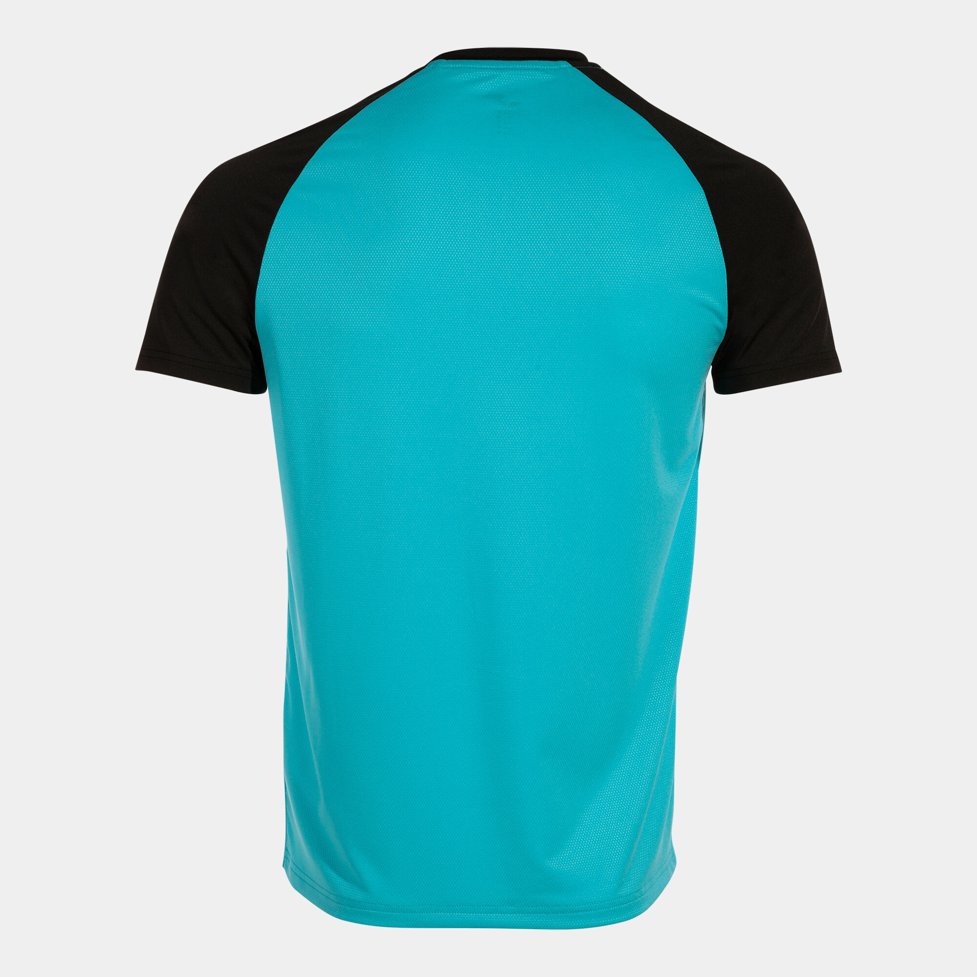 T-shirt manga curta homem Elite X azul-turquesa fluorescente preto