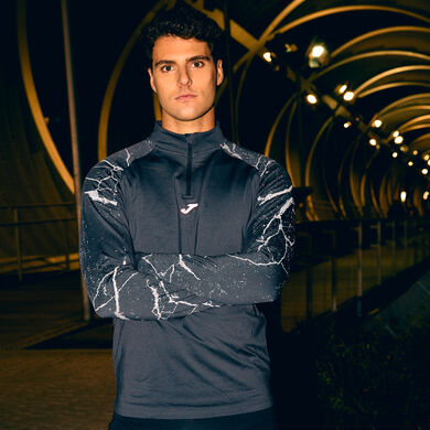 Sudadera hombre R-NIGHT antracita negro