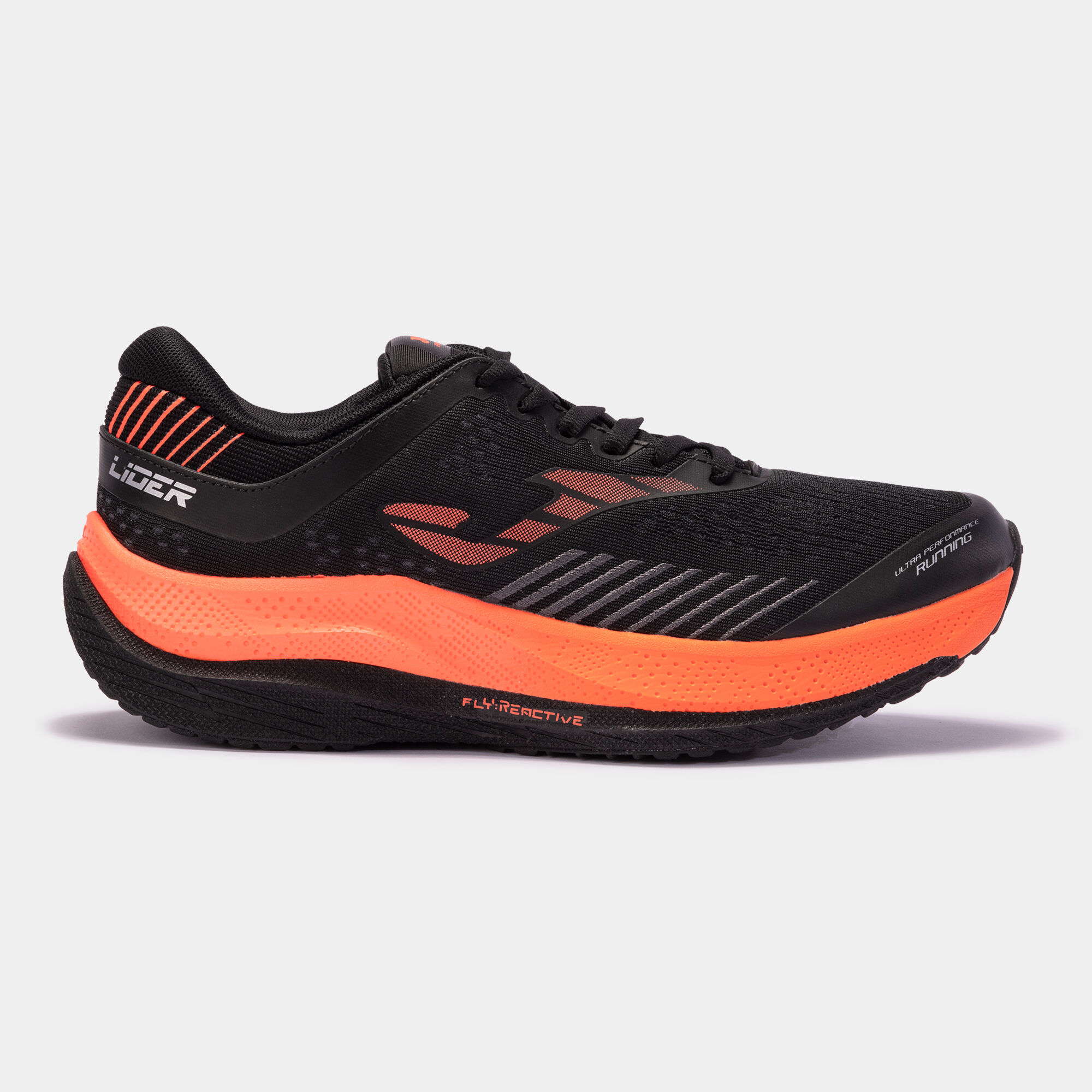 Chaussures running Lider 22 homme noir orange
