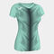 Maillot manches courtes femme Olimpia vert noir