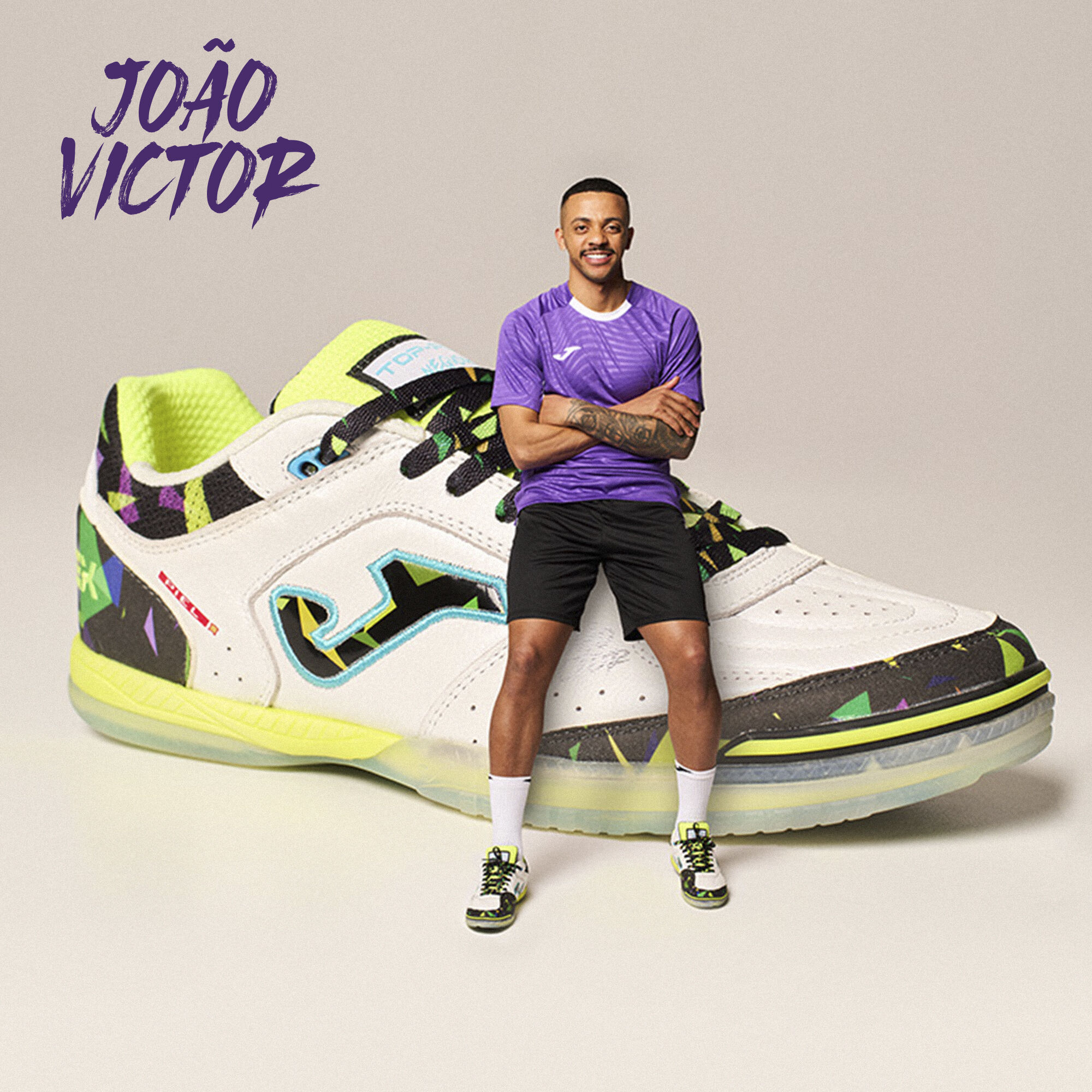 Futsal shoes João Victor Top Flex 26 indoor white | JOMA®