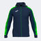 Chaqueta con capucha mujer Elite XI marino verde flúor