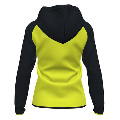 Chaqueta con capucha mujer Supernova II amarillo flúor negro