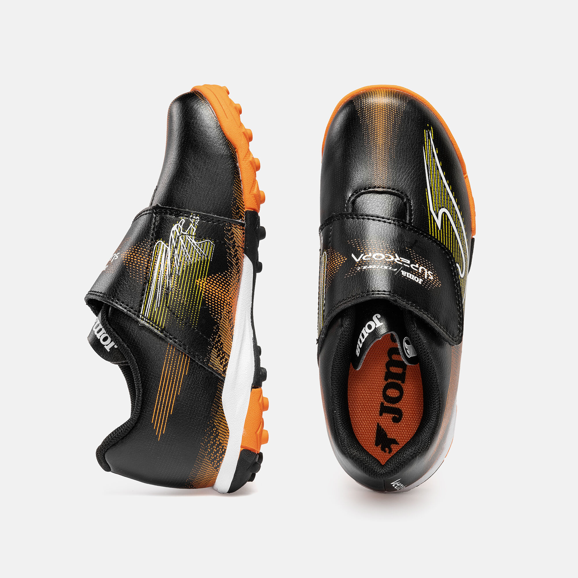 Football boots Supercopa Jr 26 turf junior black | JOMA®