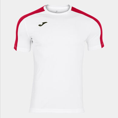 Shirt short sleeve man Academy III white red
