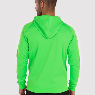 Chaqueta con capucha hombre Menfis verde flúor
